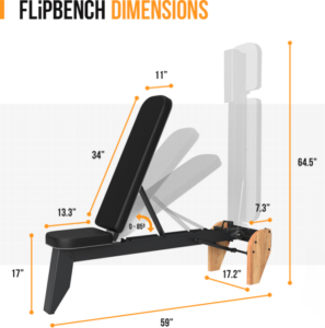 FLiPBENCH | World's Most Space-Saving Incline Bench - Backers Today